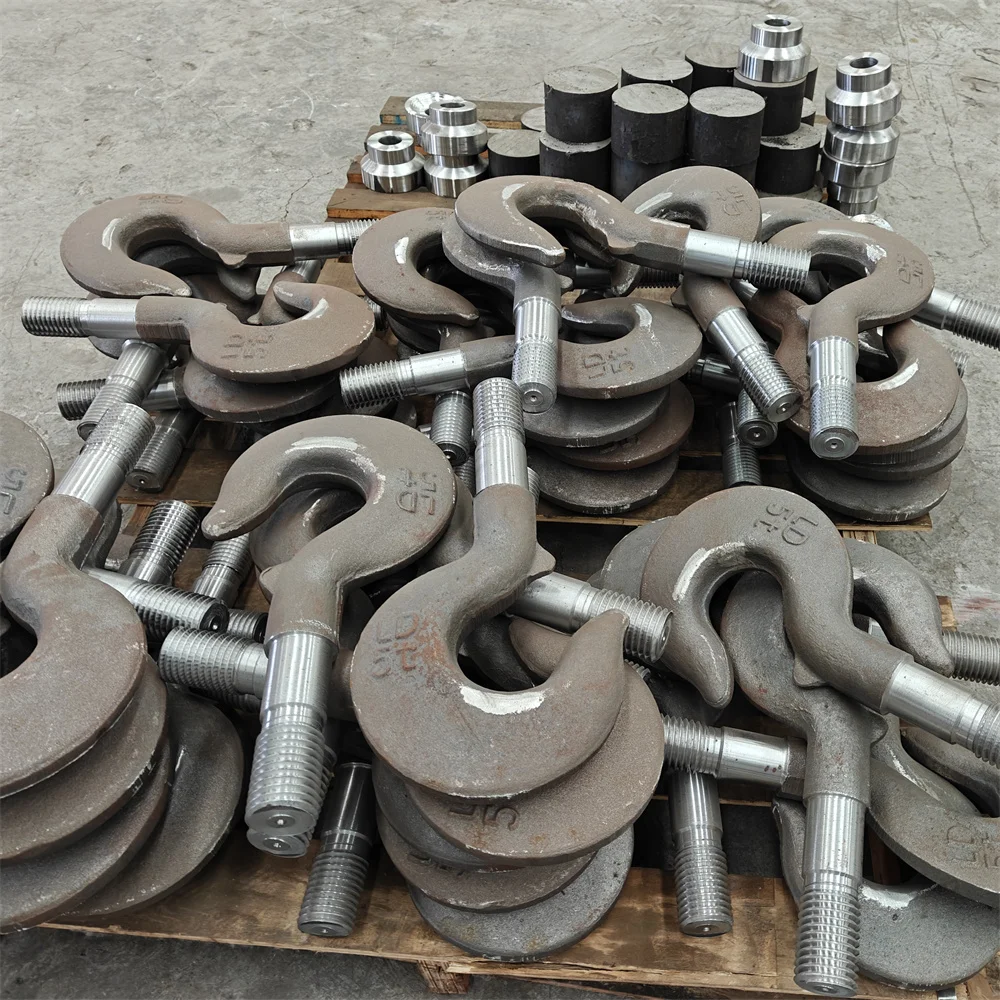 European Type G80 Self-Locking Alloy Steel Lifting Hook Clevis Slip for Industrial Mining Applications Galvanized for Cranes
