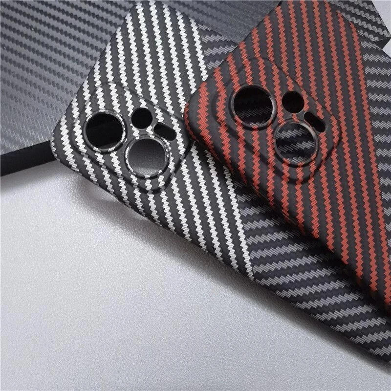 Matte Hard Case For Poco F5 Case PC Carbon Fiber Texture Pattern Phone Cover For Xiaomi Poco F5 5G Funda Slim Ultra Thin Bumper