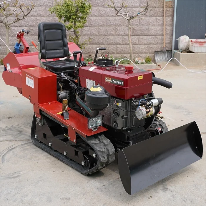 Farm Cultivator Rotary Tiller Agricultural Mini Crawler Tractor for Sale for Farm view 5