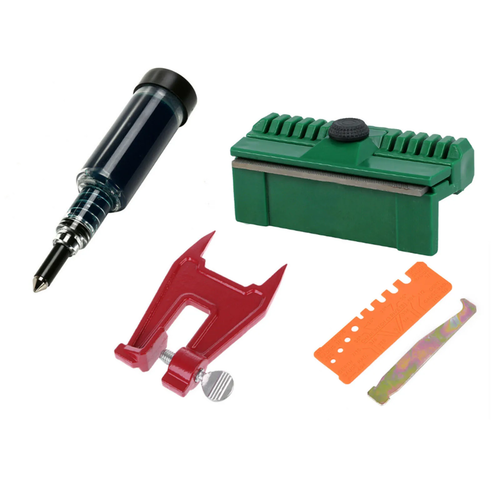 

Chainsaw Guide Bar Chainsaw Guide Bar Maintenance Kit High Quality Material Groove Rail Dresser Grease Tool Cleaner