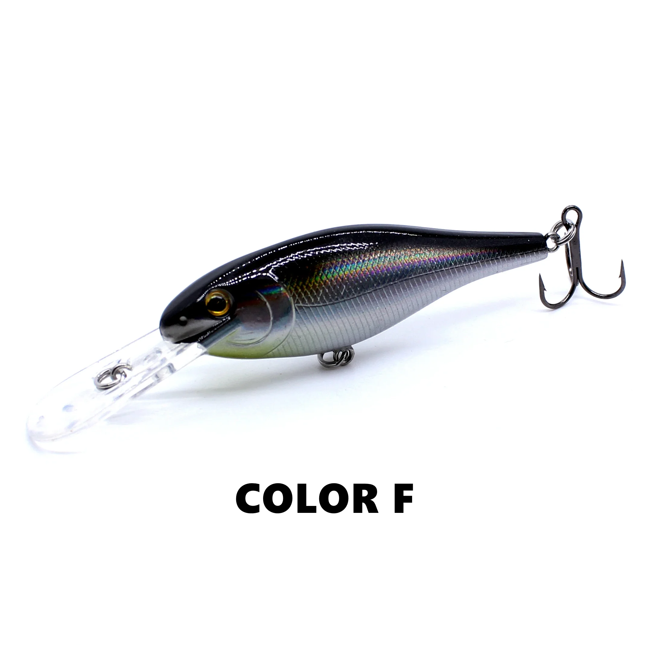 Crankbait Floating Minnow 70mm 8,8g Hardbait Crank Deep Diver Tiefe 1,5-3,3m Angelköder VMC Haken Tackle Qualität – Detail 10