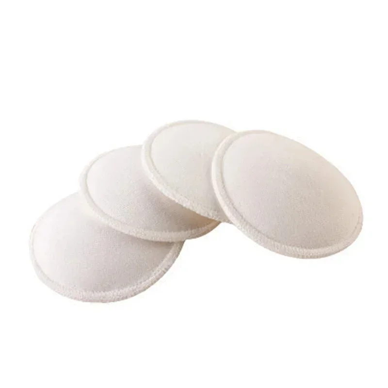 2/4Pcs Breast Pads Anti-overflow Maternity Nursing Pad เด็กให้นมบุตรล้างทําความสะอาดได้ Breathable Absorbency MOM ที่จําเป็น