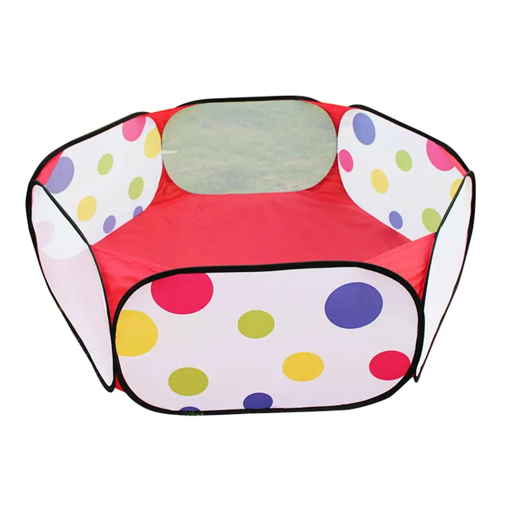 Tienda de juegos plegable, parque infantil portátil, piscina, vivero, parque infantil, juguete deportivo para niños pequeños, interior y exterior, 120CM/ 47'' #   Punto