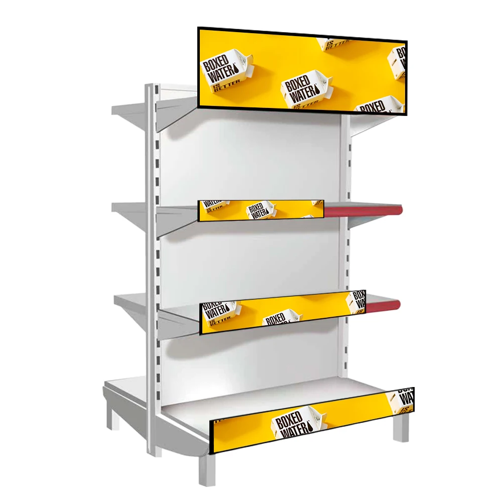 

Shelf Edge 4K Monitor Stretched Bar LCD Panel Display Video Digital Signage Ultra Wide Digital Signage Display
