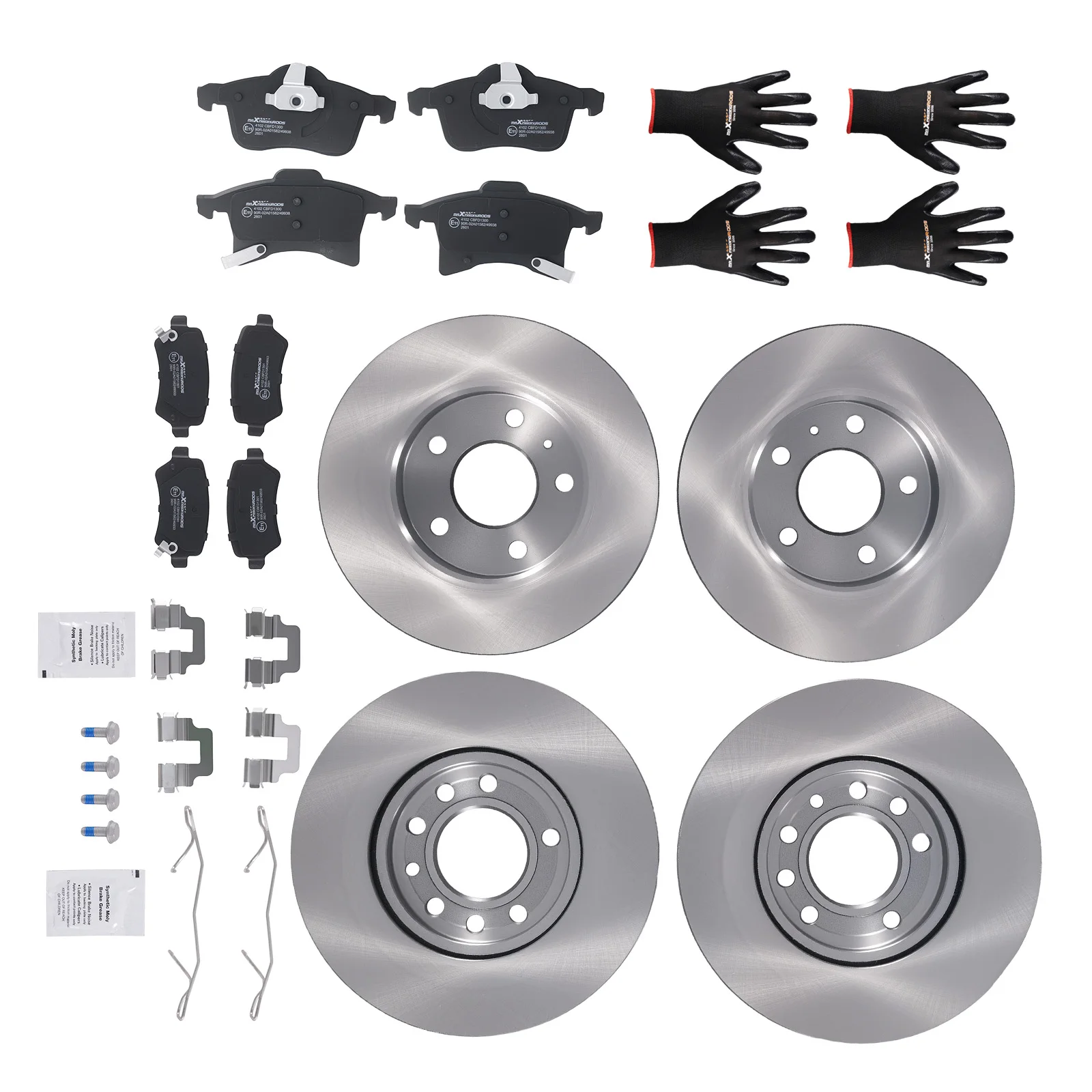 Front Rear Brake Discs Pads Set Fit for Opel Meriva A B Zafira B 569109