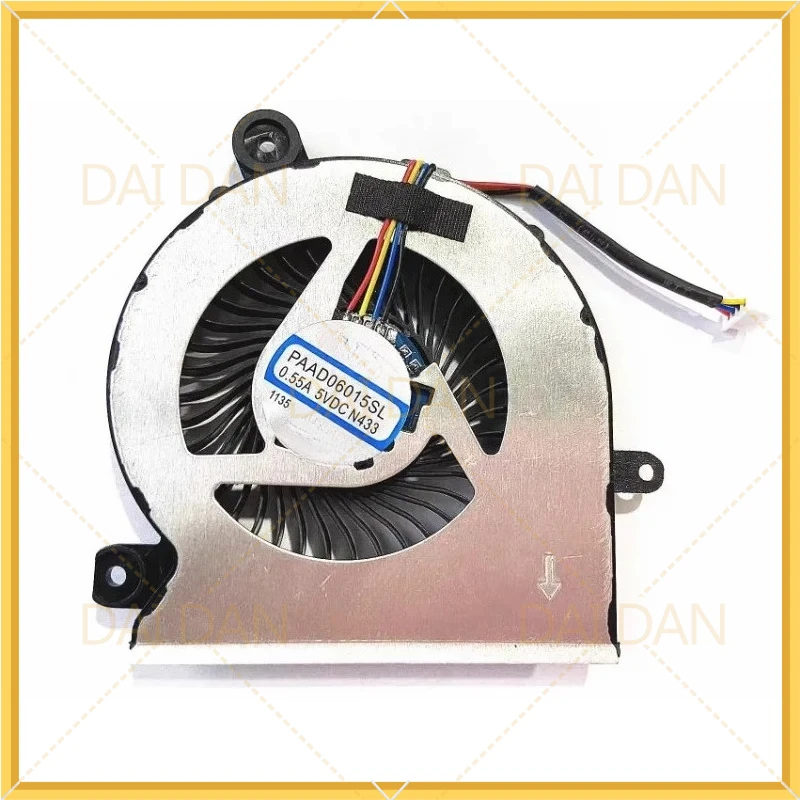 New CPU Cooler Fan for MSI GF65 GF63 MS-16R1 MS-16R2 MS-16R3 MS-16R5 MS-16W1 Laptop Cooling Fan