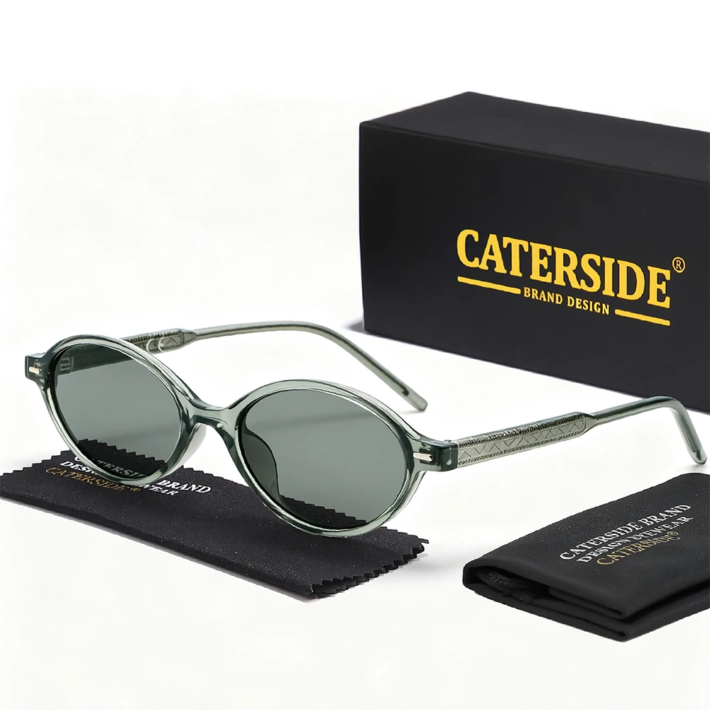 CATERSID Retro Damen Punk Sonnenbrille Hochwertige PC Ovale Kleine Rahmen Sonnenbrille Herren Outdoor Street Hip Hop Brille UV400 – Detail 15