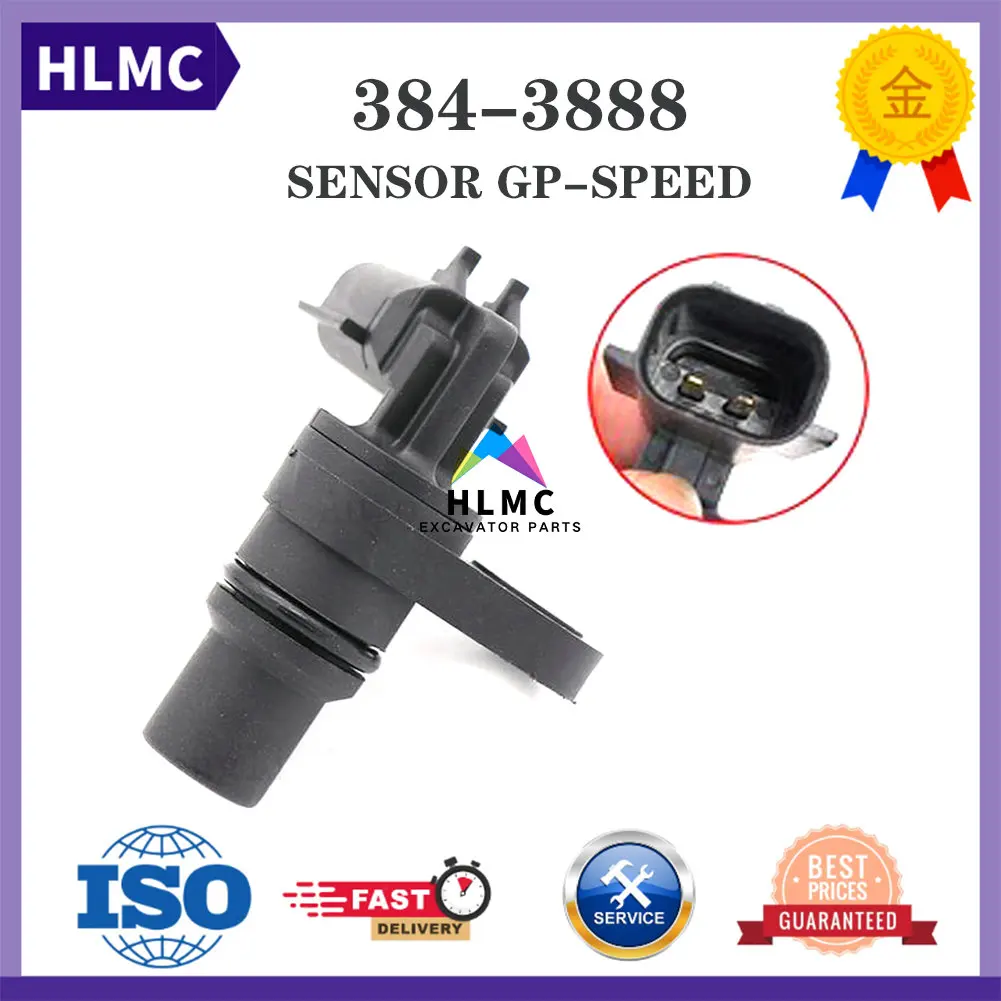 Construction Machinery Parts C4.4 Engine E313D2 E318D2 E320GC E320D2 Excavator Speed Sensor 384-3888 3843888