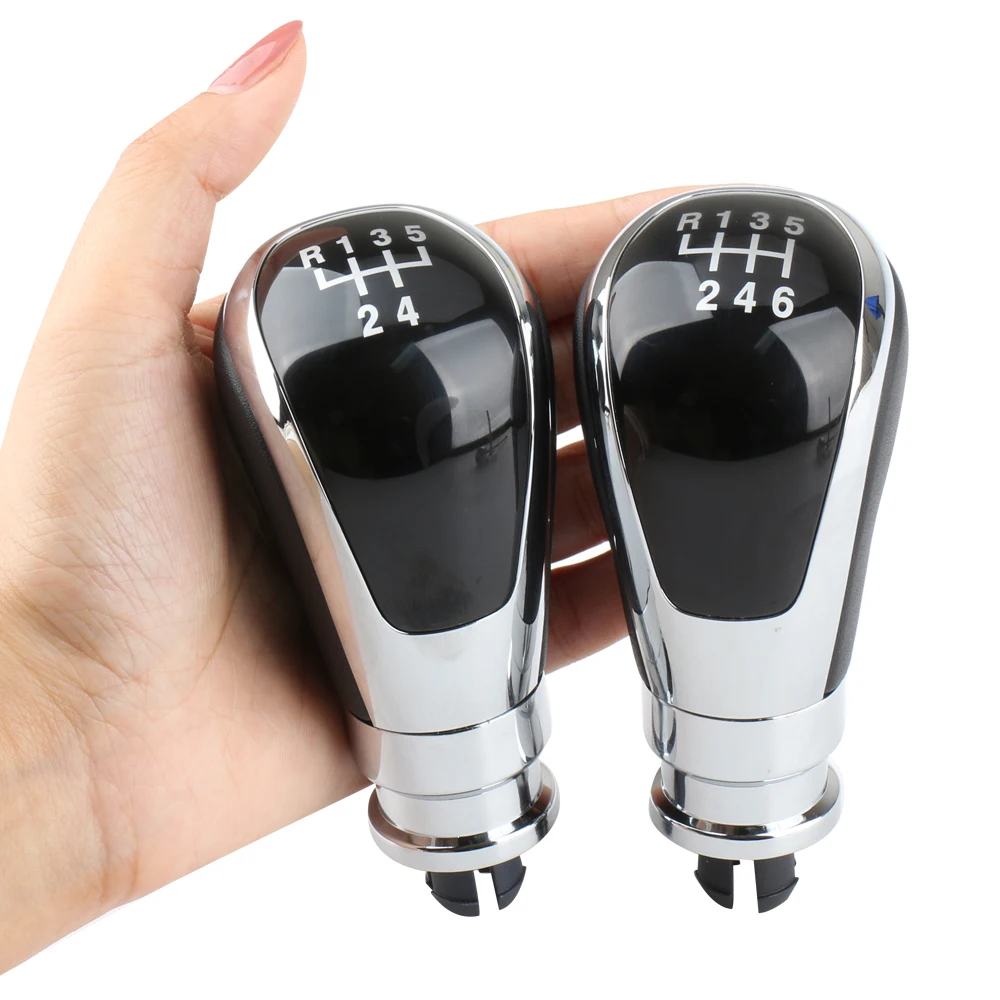 New For audi gear shift knob 6 speed manual A4 B6 B7 A3 S3 8P Shift Knob shift lever handle car accessories