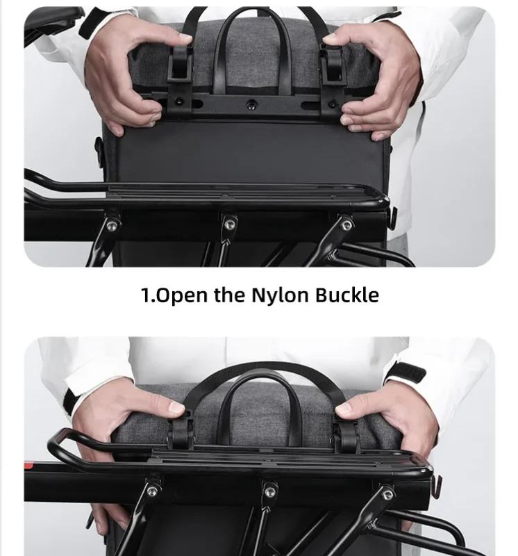 

Велосипедная сумка WEST BIKING, водонепроницаемая, на задний багажник, большая вместимость, для путешествий, прочная, для велосипеда