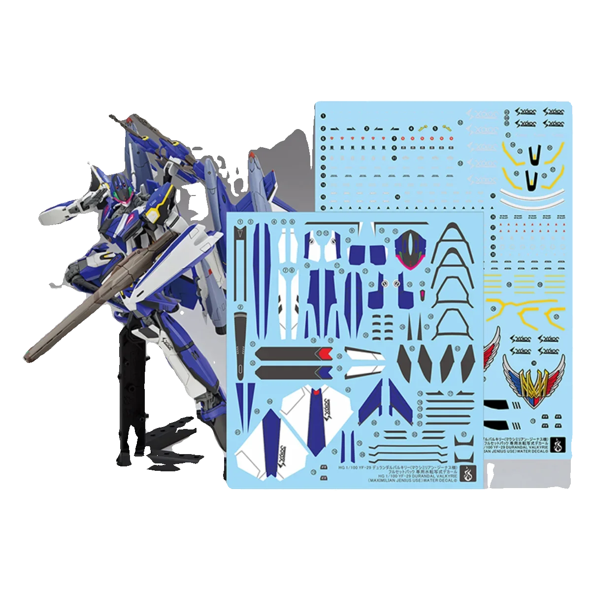 يان لصائق ل HG 1/100 YF-29 ، DURANDAL فالكيري ، شخصيات العمل ، نموذج التجمع ، هواية ، لتقوم بها بنفسك ملصقات المياه ، استخدام ماكسيميليان جينيوس