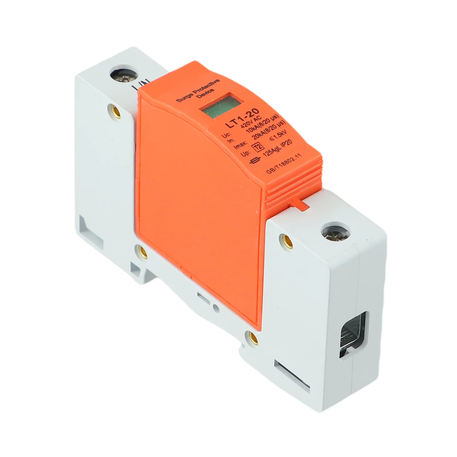 

Устройство защиты от перенапряжения 20КА/40КА, низковольтное, в пластиковом корпусе, защита от перенапряжения 1.5кВ, для домашнего использования