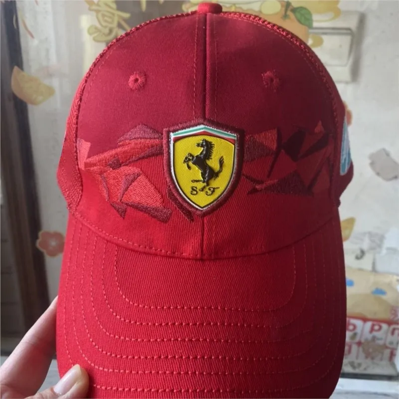 Gorra de béisbol ajustable bordada F1 Ferrari Racing para deportes al aire libre gorra informal para Ferrari F430 Stradale 458 488 599 612 FF F12