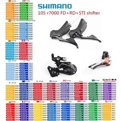 SHIMANO 105 R7000 Ultegra R8000 2x11 Speed Groupset Kit Shifter Derailleur Front Rear SS GS Origina Shimano Part