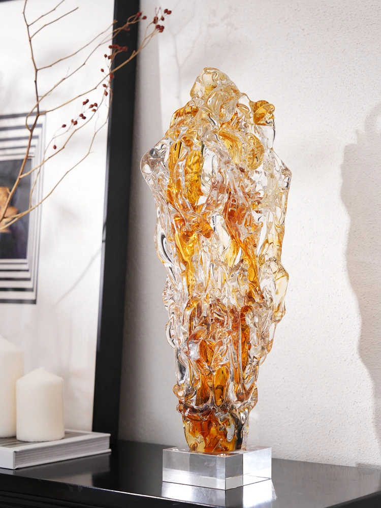 Ornamento de árvore da fortuna Taihu Stone Decoração de mesa simples e moderna