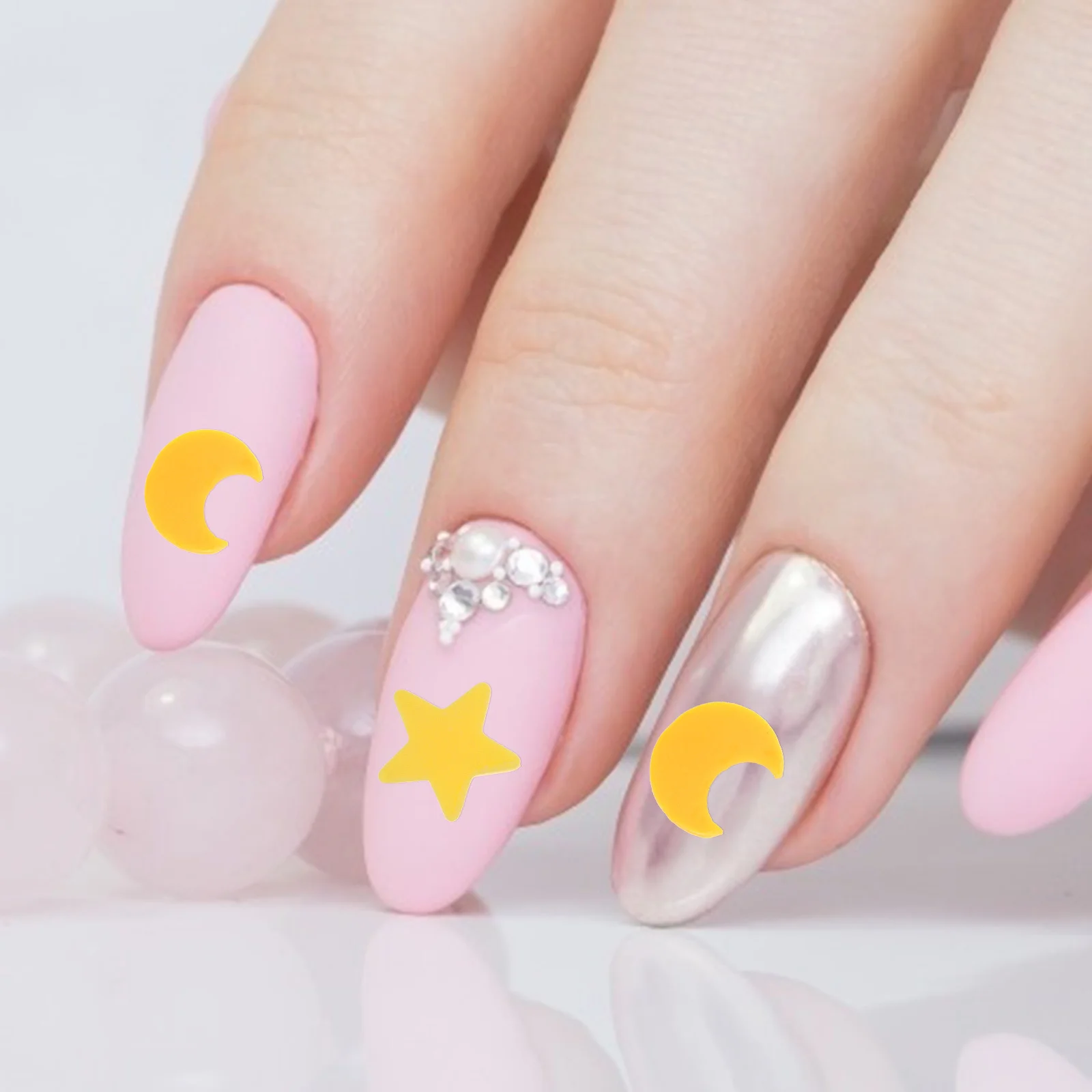 

Exquisite Nail Art Polymer Slices Phone Shell Polymer Slices Easy to Apply Ideal for Face Decoration Earring Making