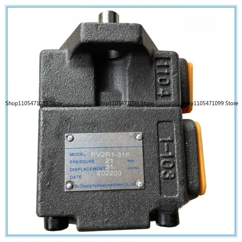 PV2R1 Hydraulic Vane Pump PV2R1-17F 19 14 23 10 12 25 31 28 10-F Fixed Displacement Oil Pump with Flange