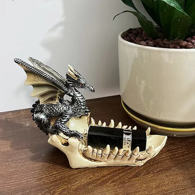 Modern Simple Dragon Tooth Boat Resin Ornament Dragon Boat Storage Resin Decoration Desk Decoration Home Decoration