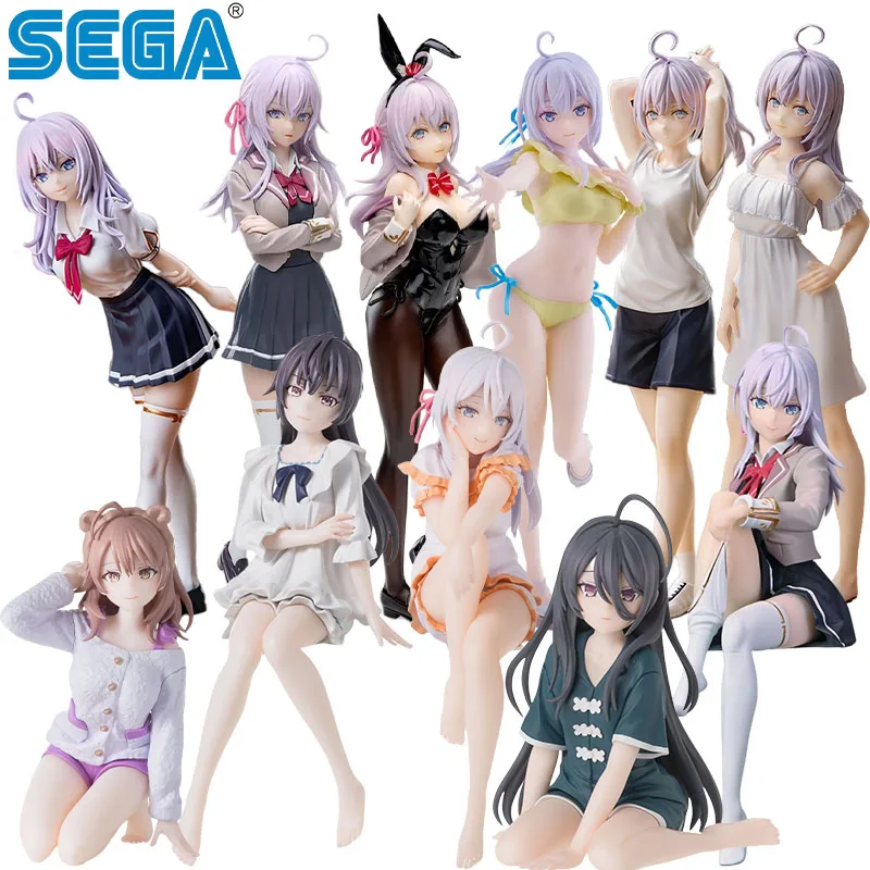 SEGA Genuine Alya Sometimes Hides Her Feelings in Russian Anime Character Alisa Kids Christmas Gift Collection Action Toys Model