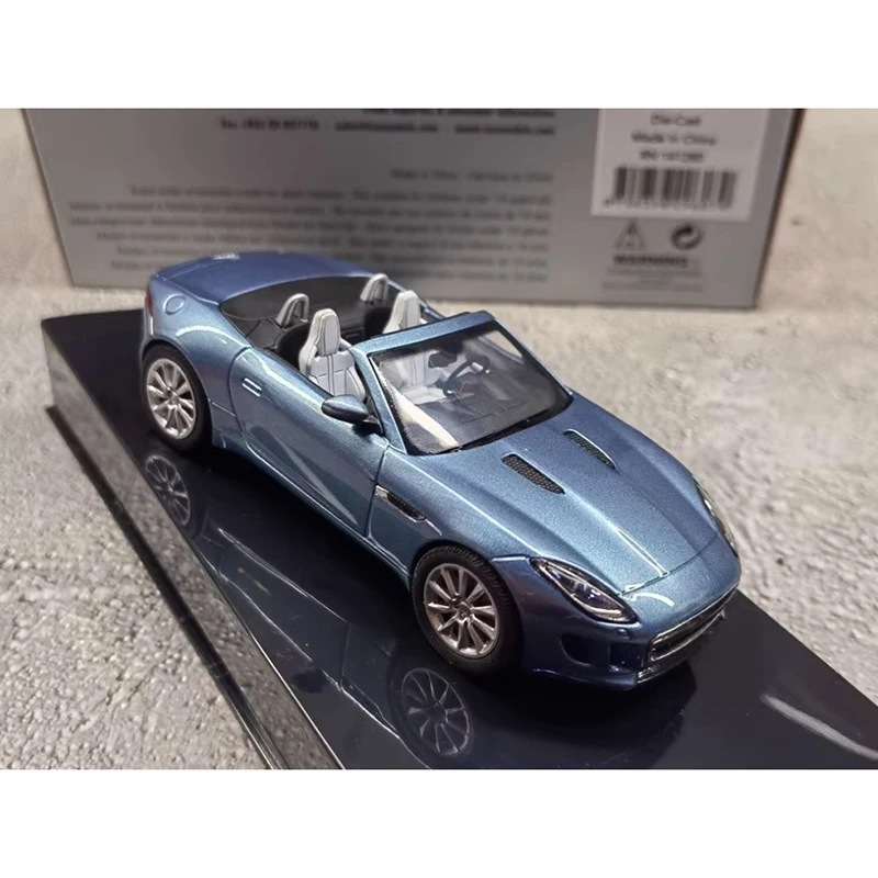 IXO 1/43 Scale Jaguar F-TYPE S Supercar รถสีฟ้ารุ่น Static Display Collection ของที่ระลึกเครื่องประดับของขวัญ