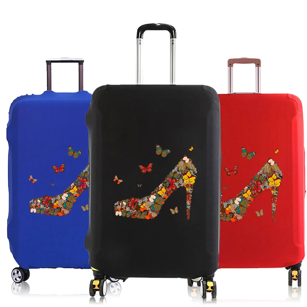 Suitcase Protective Cover Protector 18-32 inch Baggage cover Travel Accessories Elastic Luggage Dust Covers Butterfly Series