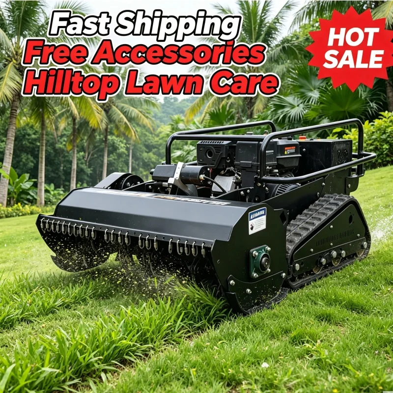 Customized Modern Wireless Remote Control Lawn Mower Grass Cutter For High‑End Luxury Villa Manor Lawn Trimming