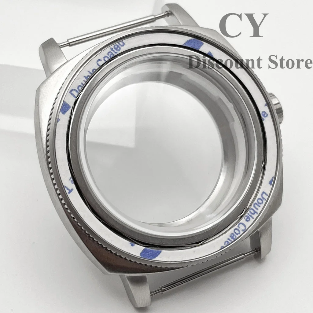 RICHUS 42mm Stainless Steel Diving Watch Case Sapphire Glass Ceramic Bezel Insert Fit NH35 NH36 ETA2824 PT5000 Movement