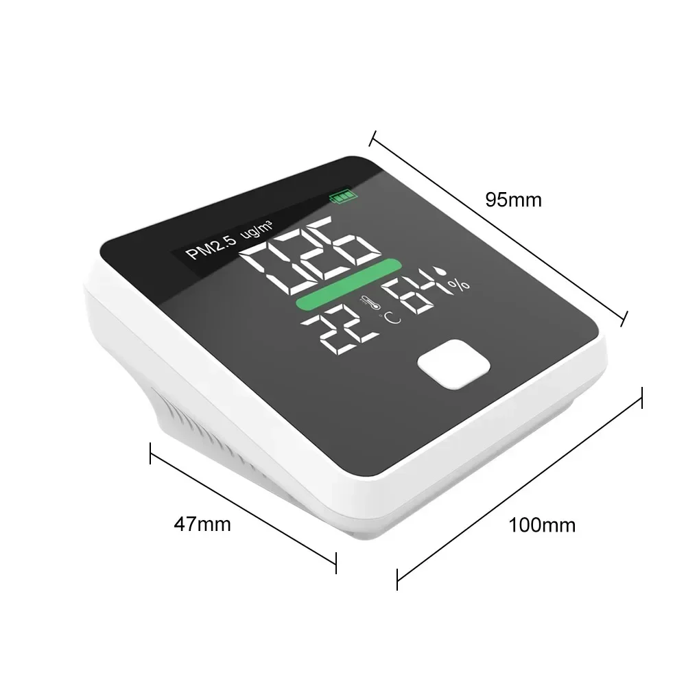 Direct salesPM2.5 monitor gas analyzer original factory wholesale 3-in-1 digital Temperature and  Humidity PM2.5 meter