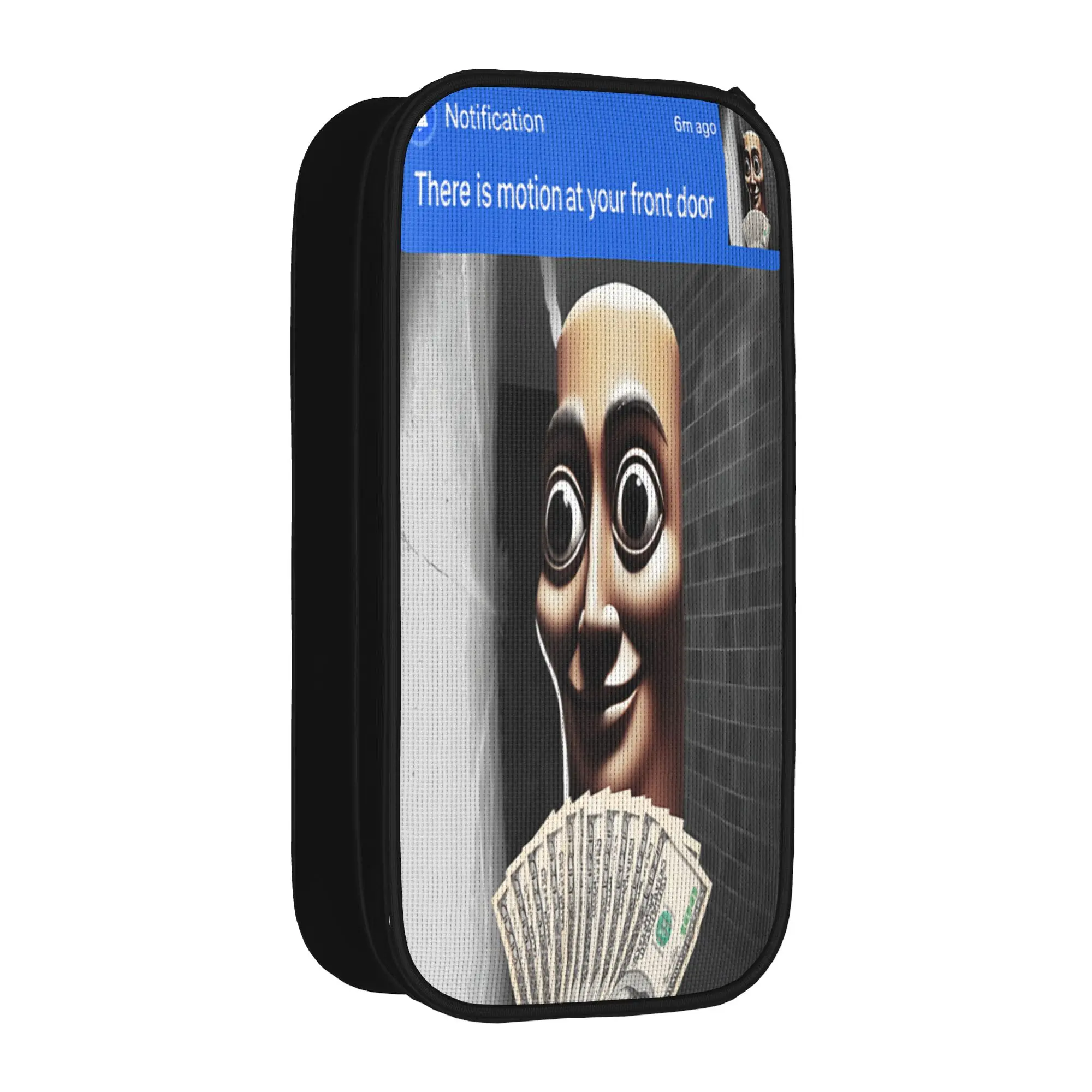 Pencil Case There is Motion at Your Front Door Tung Tung Tung sahur Meme Pencil Pouch School Pencil Cases Design School Supplies