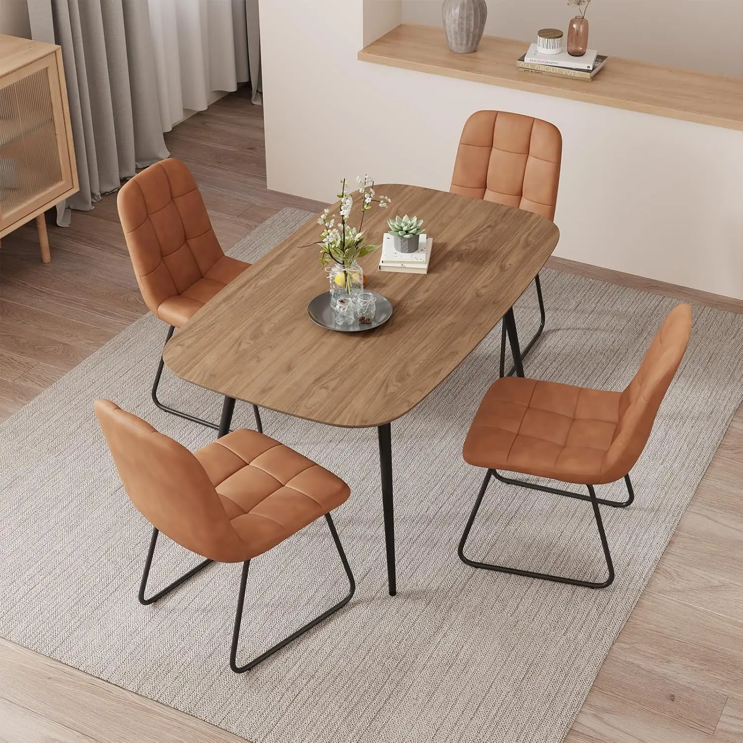 Hot Sales Nordic Light Luxury Dining Chair, Modern and Minimally Designed for Home Use, Internet Celebrity Restaurant Backrest,