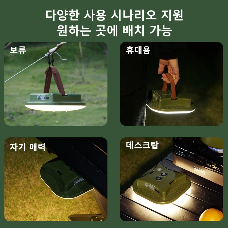 MOSLIGHTING USB 충전식 LED 캠핑 조명, 강력한 자석 줌, 휴대용 토치, 텐트 랜턴, 작업 유지 보수 조명 휴대용 횃불 야외 조명 등산등 고급 품질 80W USB Type-c LED는 4가지 모드에서 조명 밝기를 자유롭게 조절하면서 조명 모드 색상을