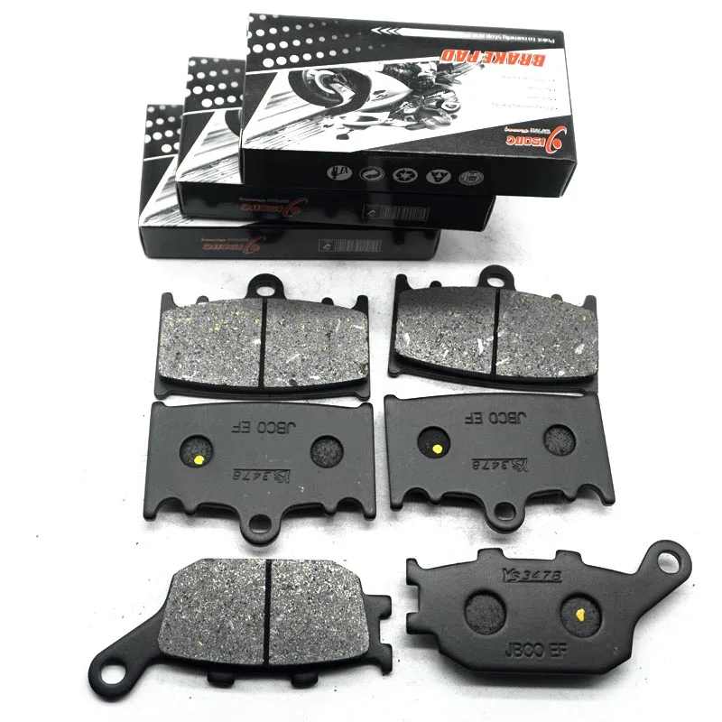 Motorcycle Front Rear Brake Pads Kit For SUZUKI GSF1250SA Bandit 1250SA ABS	2007-2009 GSX1250FA 2016-2017 GSX 1250 FA 2015-2017