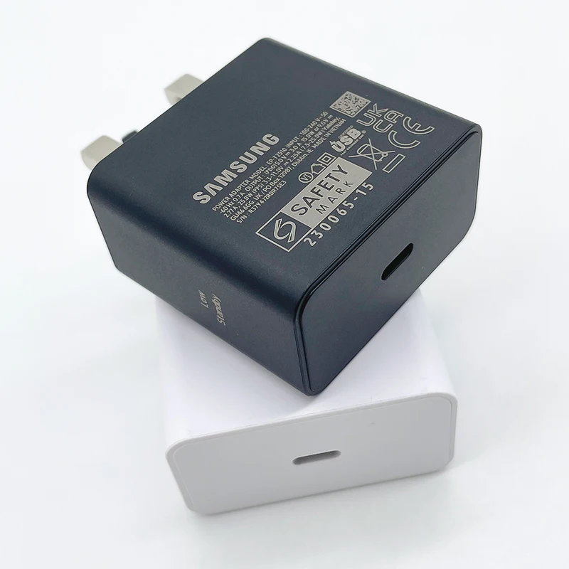Samsung 25W T2510 UK-Stecker Superschnell-Ladeadapter für Galaxy Z Flip Fold 2 3 4 5 6 7 Note 10 20 S25 S24 S23 S22 S21 S20 Ultra – Detail 5
