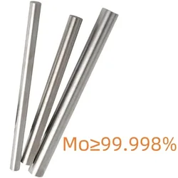 Customizable High-Purity Molybdenum Rod/Electrode with 99.99% Mo for Experimental Research - 1PC