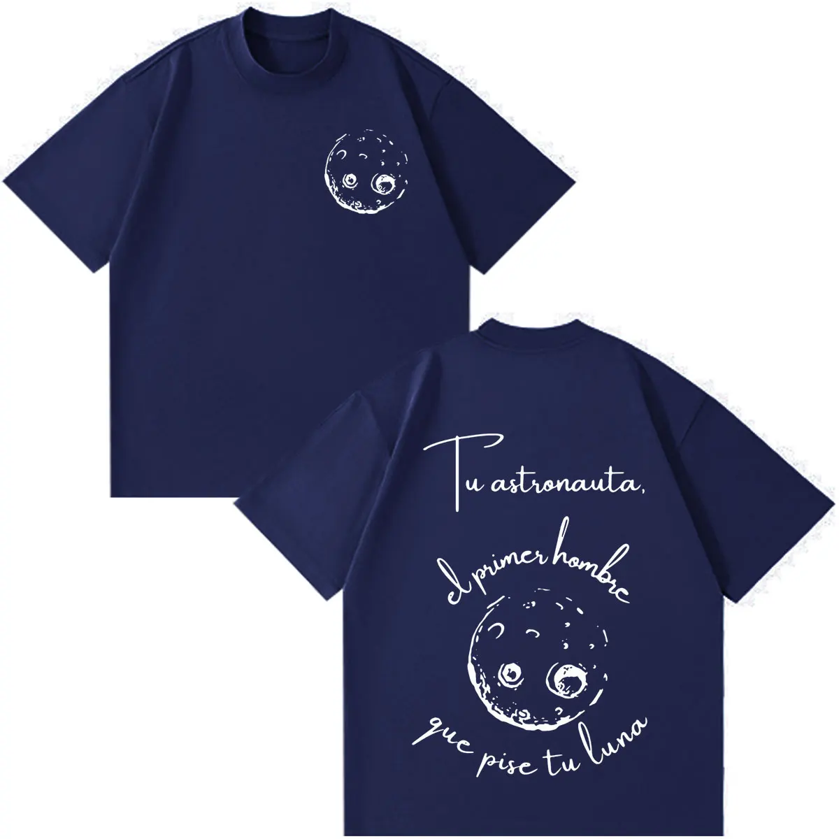Rapper Melendi Tour Print Merch T-Shirt für Männer und Frauen, modisches Vintage-T-Shirt, kurzärmelig, lässig, Baumwolle, übergroße Hip-Hop-T-Shirts – Detail 4