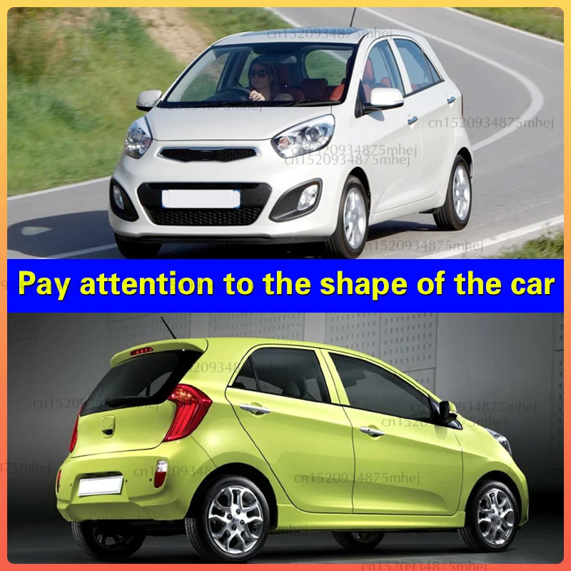 لكيا بيكانتو 2011-2018 2012 2013 2014 2015 2016 2017 Mudflaps سبلاش الحرس واقيات الطين اللوحات درابزين اكسسوارات السيارات