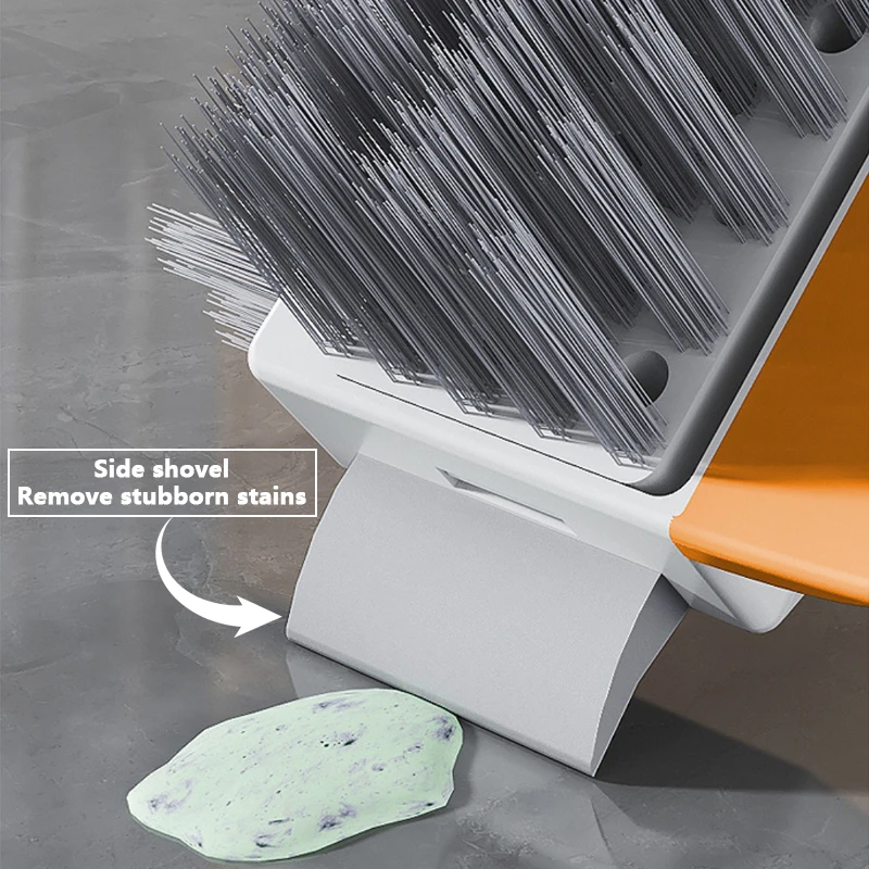 فرشاة تنظيف بمقبض طويل قابلة للتطوير، فرشاة تنظيف أرضية الحمام متعددة الوظائف، مكشطة سيليكون، مكنسة سحرية، ممسحة زجاجية #5