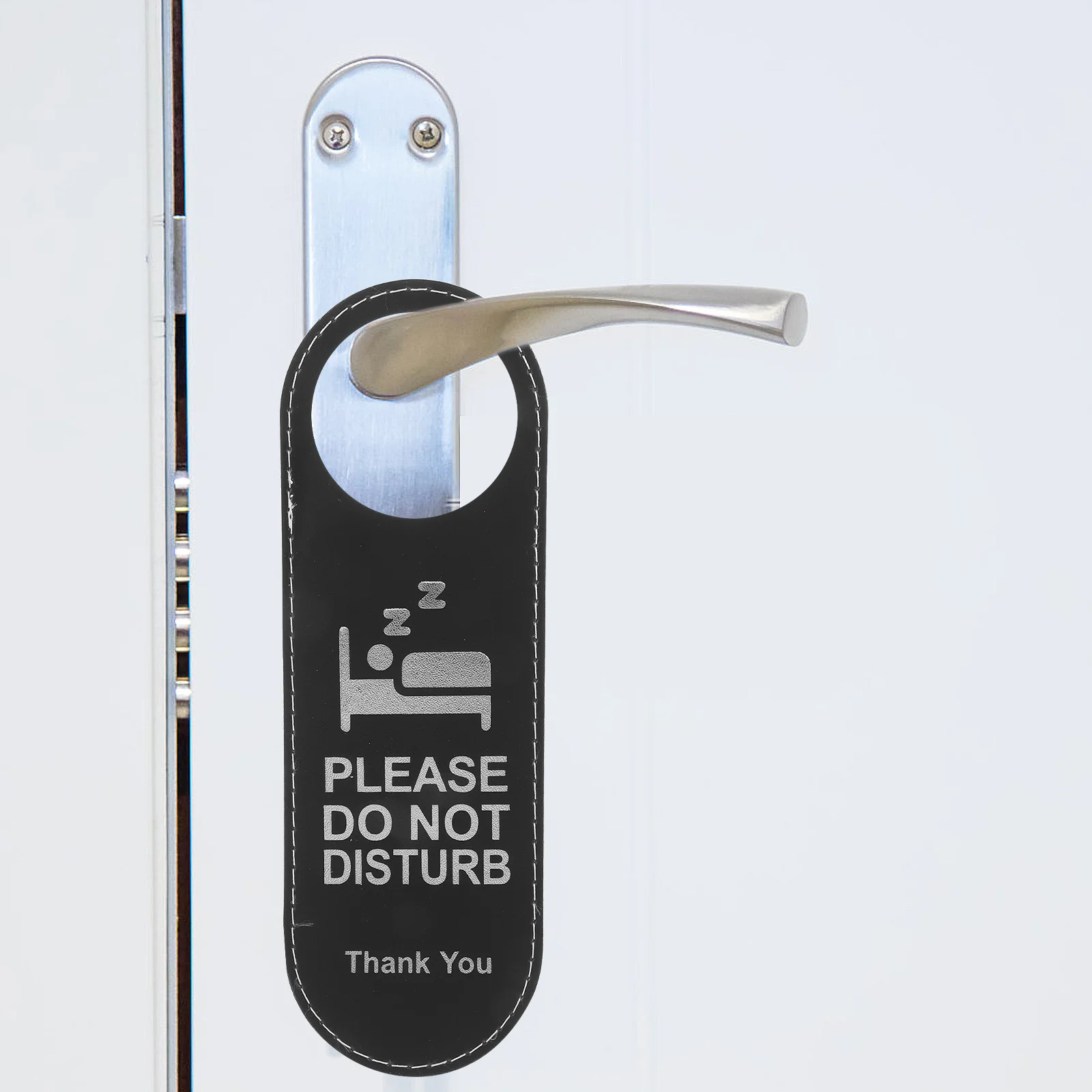 Door Listing Not Disturb Hanger Signs Available Black Busy for Office Handle Tag Handles