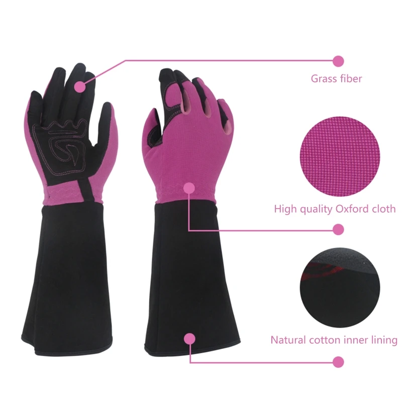 Gardening Gloves for Women/Men Rose Pruning Thorn & Cut Proof Long Sleeves 38cm Drop Shipping