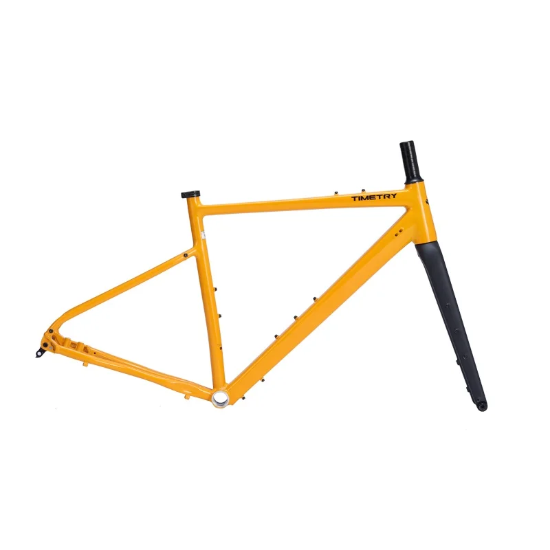 TIMETRY Gravel Bike Frameset Aluminum Alloy Gravel Road Bicycle