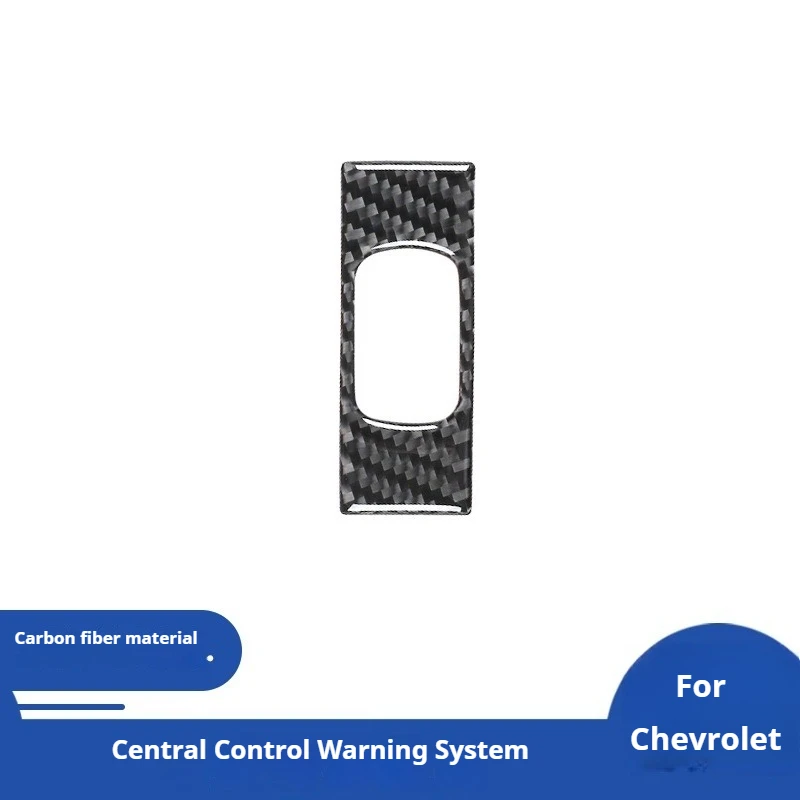 

For Chevrolet 05-07 Corvette C6 Interior Modified Carbon Fiber Central Control Warning Control Sticker