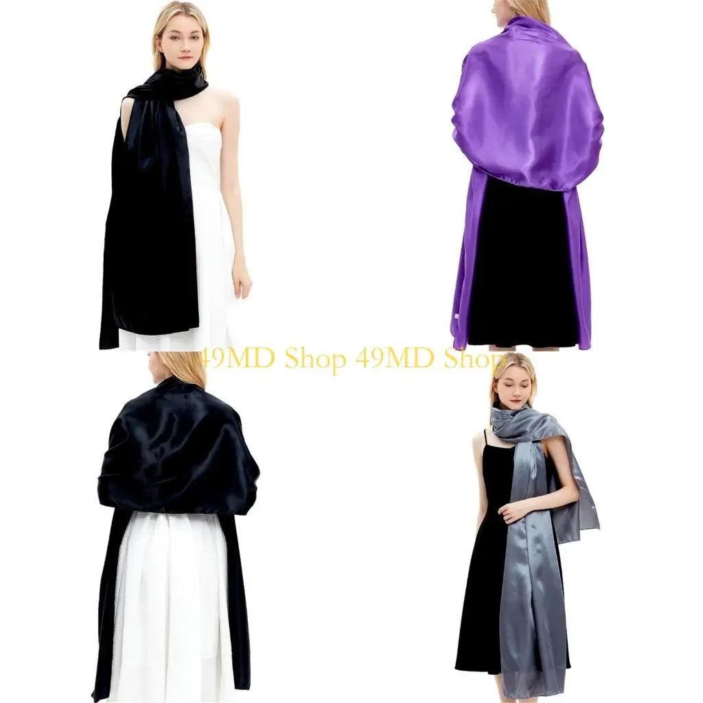 

49MD Cashmere Shawl Scarf Long Shoulder Wrap for Evening Dresses Special Occasion