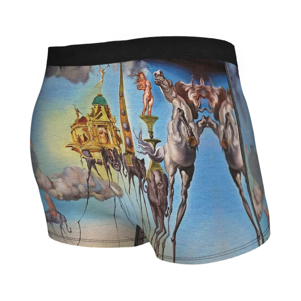 Temptation Salvador The Artist Underpants Breathbale Panties Men's Underwear Print Shorts Boxer Briefs