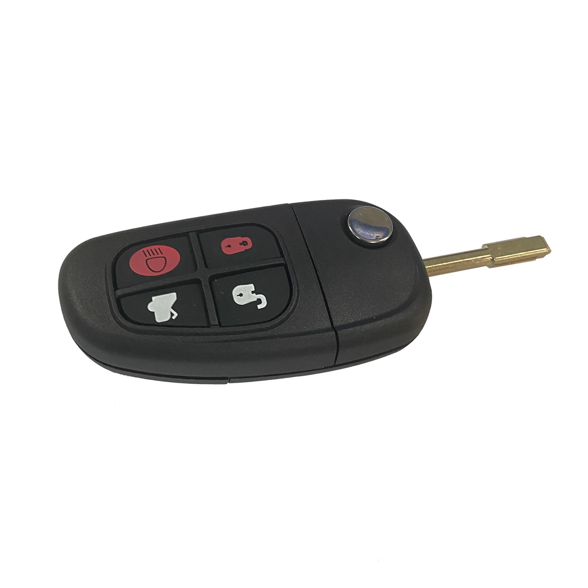 Caso de Shell remoto do carro para Jaguar X S Type, Auto Smart Control, Substitua a chave Flip, acessórios do carro, XJ XJR, 1999-2009, melhor chave