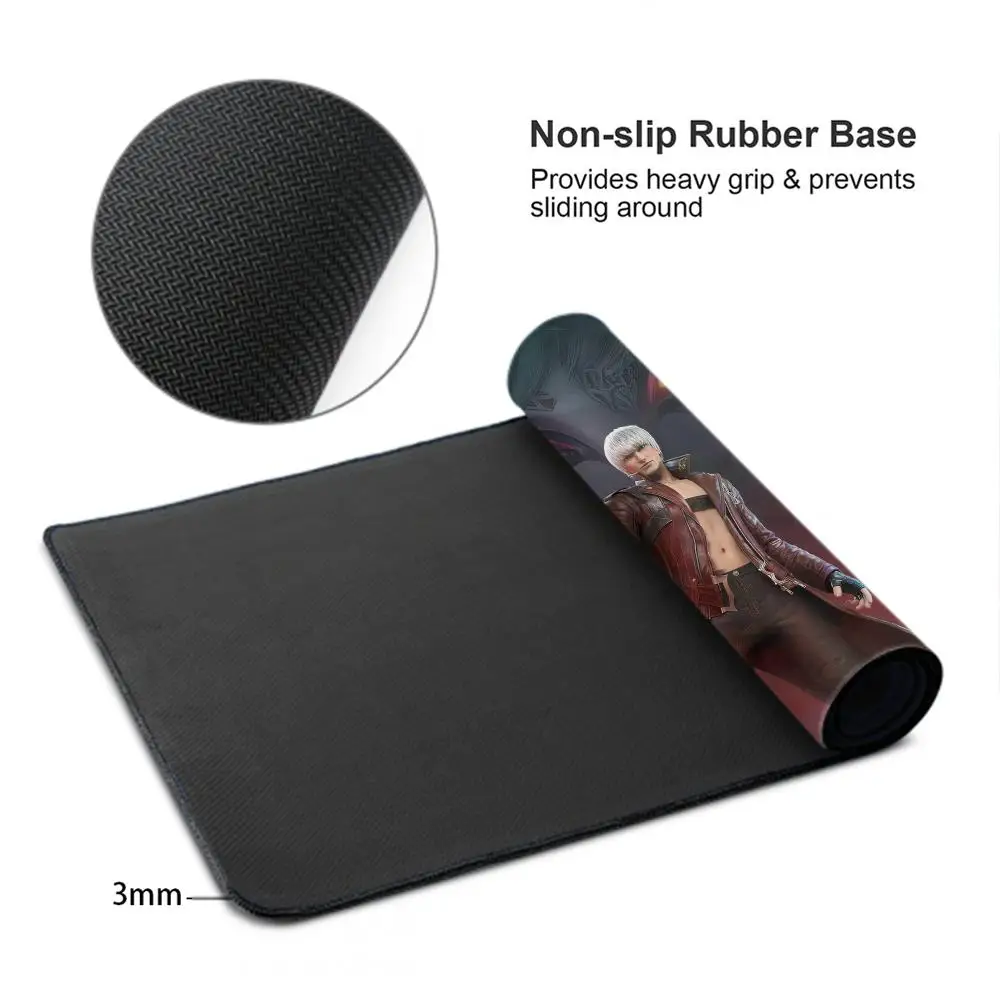 D-Devil May Cry Mouse Pad Keyboard Mousepad large 600X300 mm Desk Mat PC Gaming High definition printing Table pad