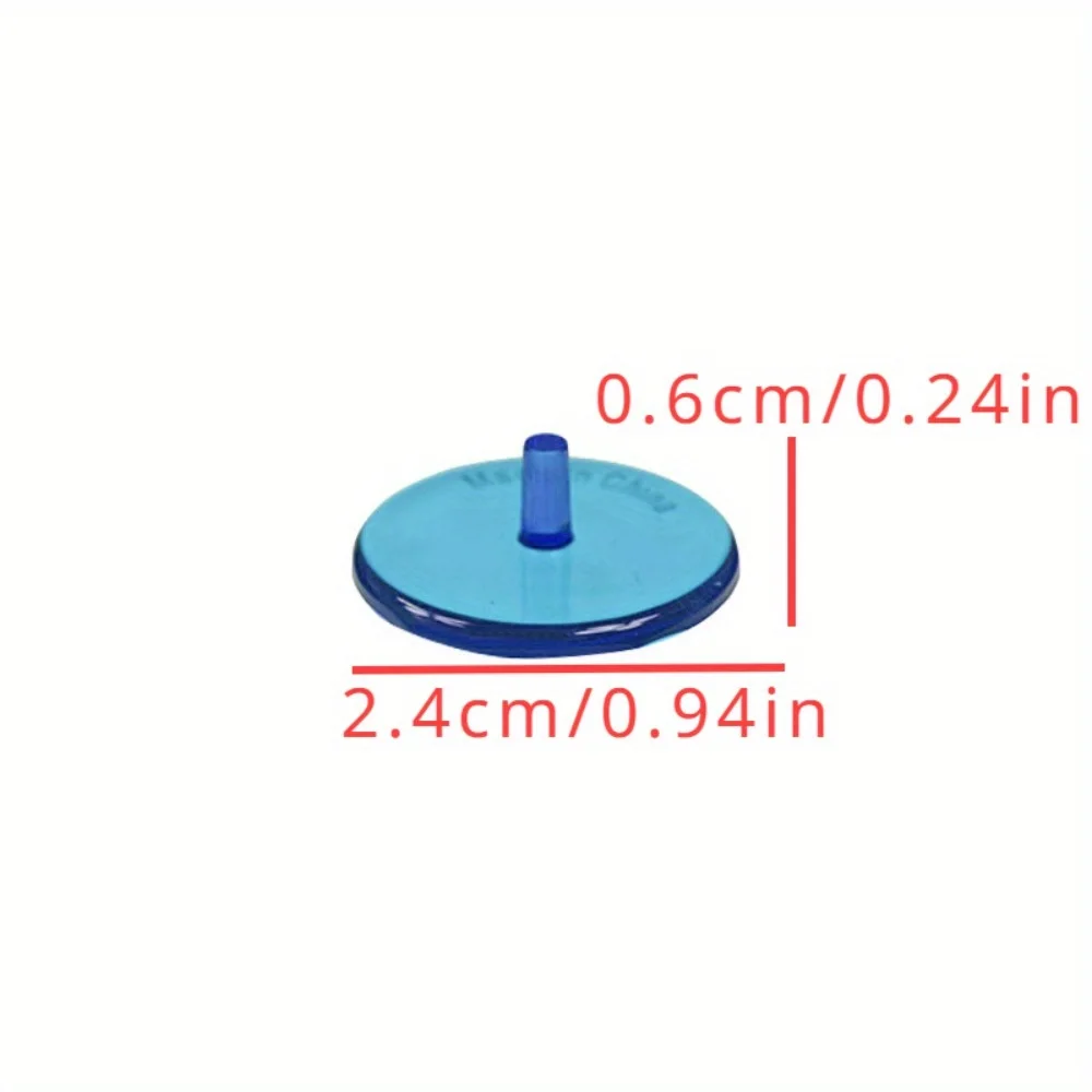 10PCS Golf Ball Mark Position Markers Assorted Color Diameter 24 mm Plastic Golf Ball Marker