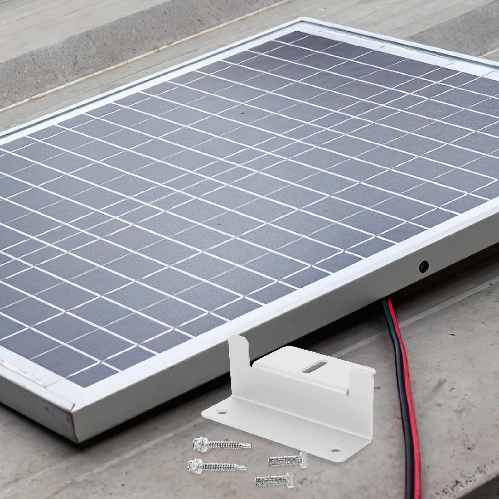 

1Set Solar Panel Stand Heavy Duty Aluminum Alloy Mounting Kit for Home Rv Marine Panels Portable Support Bracket