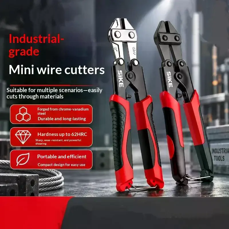 Mini Bolt Cutter Carbon Steel Labor-Saving Operation Fast And Sharp Used To Cut Wire Bar Steel Hand Tool For Workshop Repair