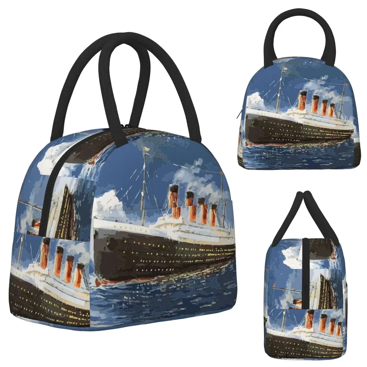 The Most Popular Ship Of All Times, Titanic. Insulated Lunch Bag for Women Office Cooler ThermalLunch Boxes Container