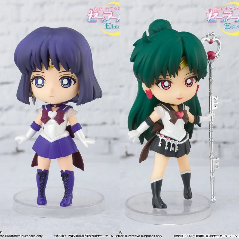 

Bandai оригинальные 9 см Figuarts мини супер Сейлор Сатурн фигурку игрушки для детей подарок Коллекционная модель украшения